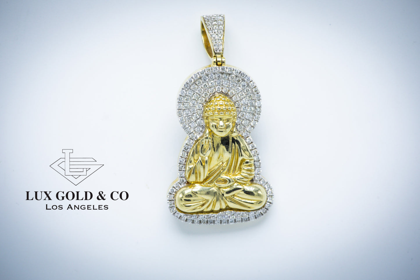 Diamond Sitting Buddha Pendant