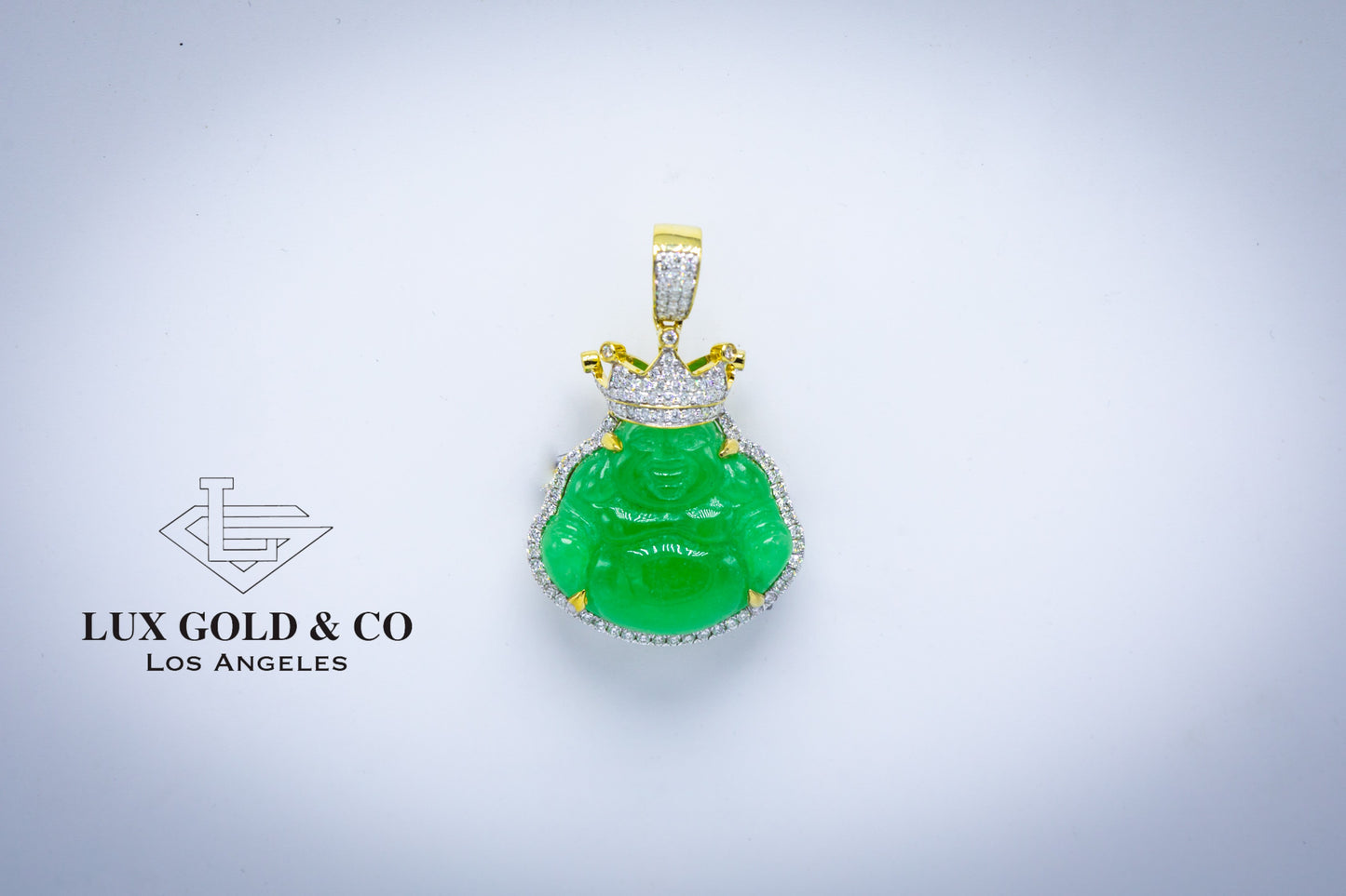 Jade King Buddha Pendant